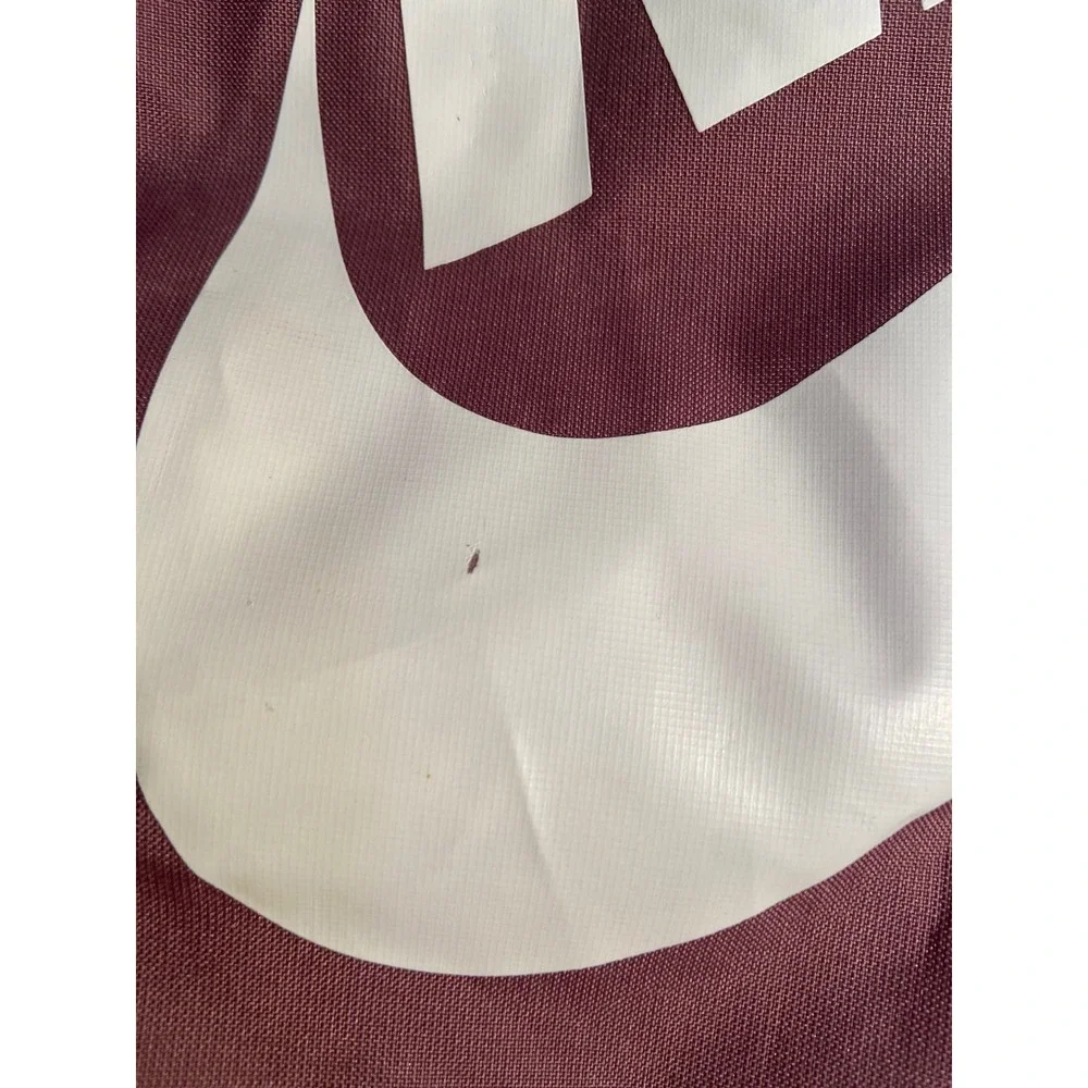 Nike Heritage Drawstring Gym Sack Bag Mauve Pink Athletic 17X13 Inch Futura Logo